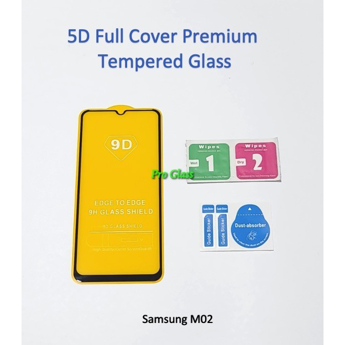 Samsung M02 / M51 / M21 5D 9D Full Cover Magic Glass Premium Tempered Glass