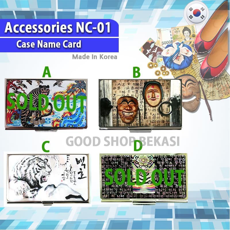 

made korea/tempat kartu nama unik/name card case business NC-01