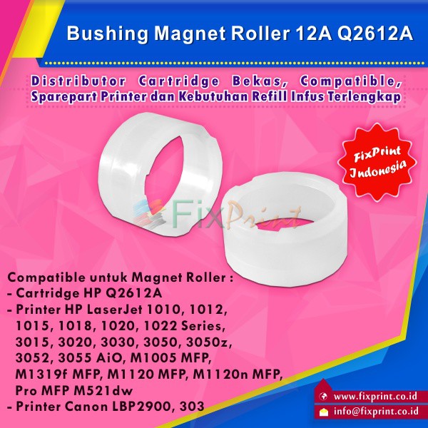 Bushing Magnet Roller HP 12A Q2612A, Bushing Magnet Roller Cartridge HP 12A