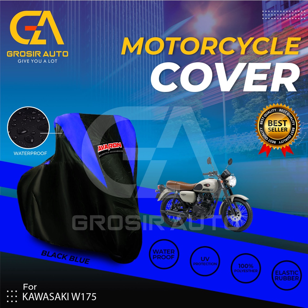 Sarung Motor AVARON W175 Penutup Pelindung Body Cover Motor Warna Anti Air Merk Avaron