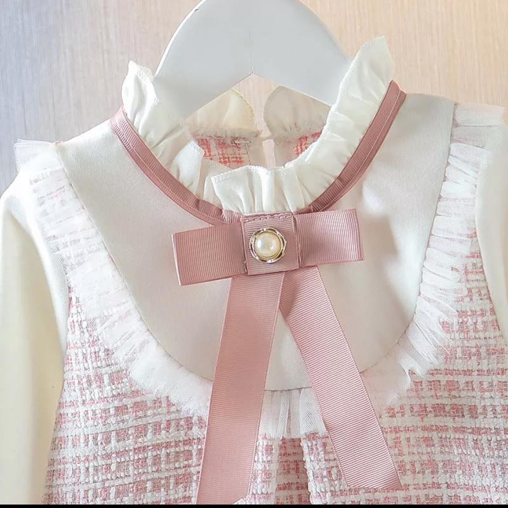 DRESS ASLI IMPORT DIANA JEJU LUCKY CAT baju pakaian mewah kondangan anak bayi perempuan cewek terlaris murah-4