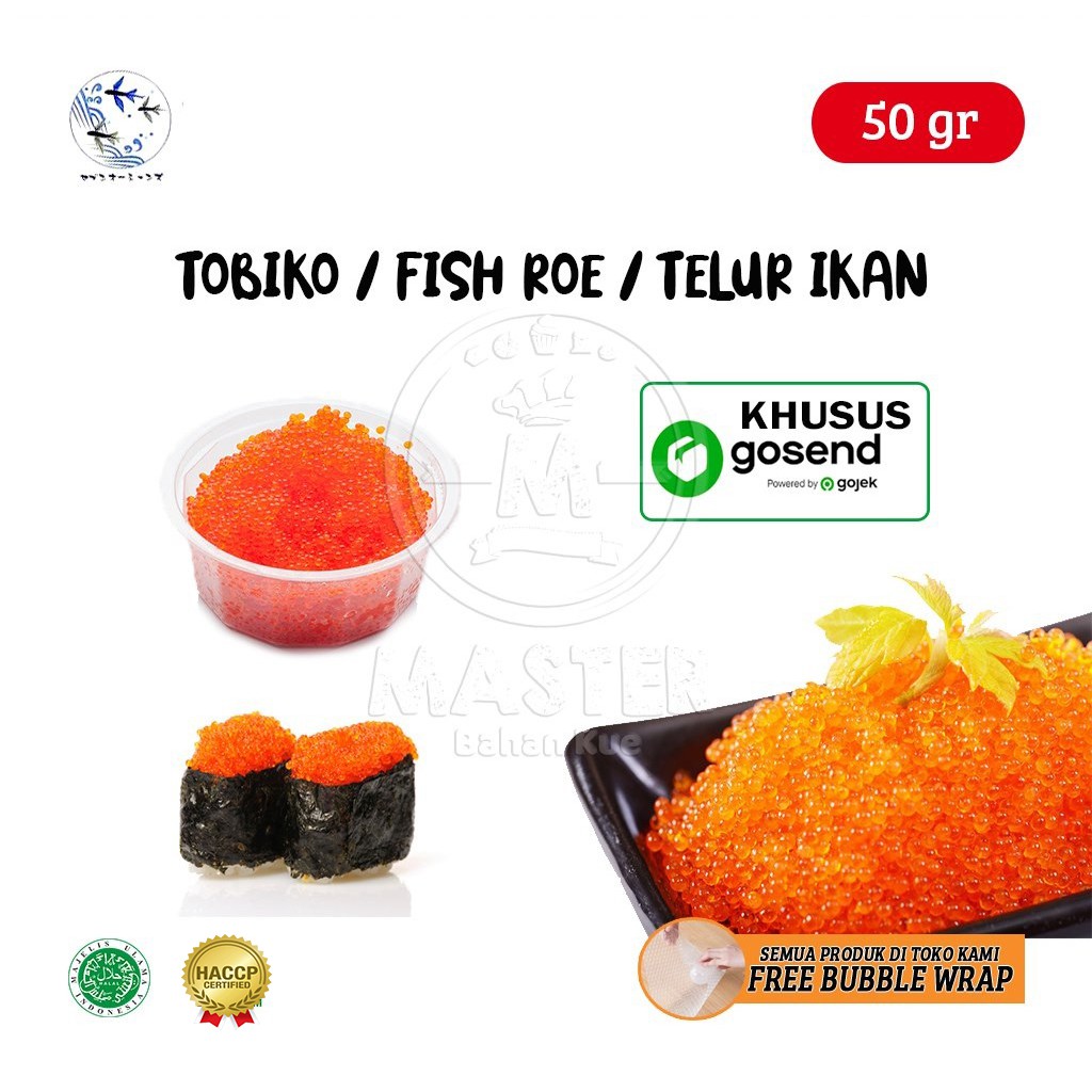 

Tobiko Orange / Telur Ikan terbang / Fish Roe [50 gr] KHUSUS GRAB&GOSEND