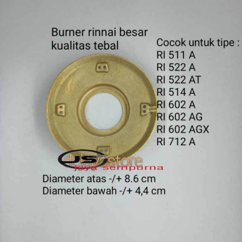 Burner rinnai Besar