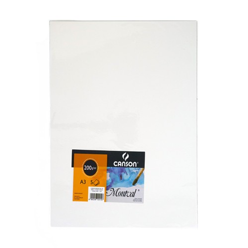 

Canson Montval A3 200gsm 5 Sheets