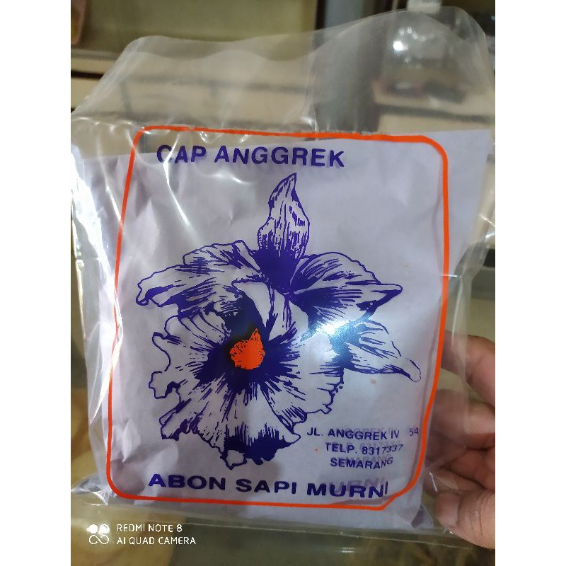 

Abon Sapi merk Anggrek ( 250 gram). Oleh oleh khas semarang