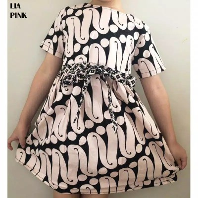 Lia Kids Dress - Dress Batik Anak Perempuan