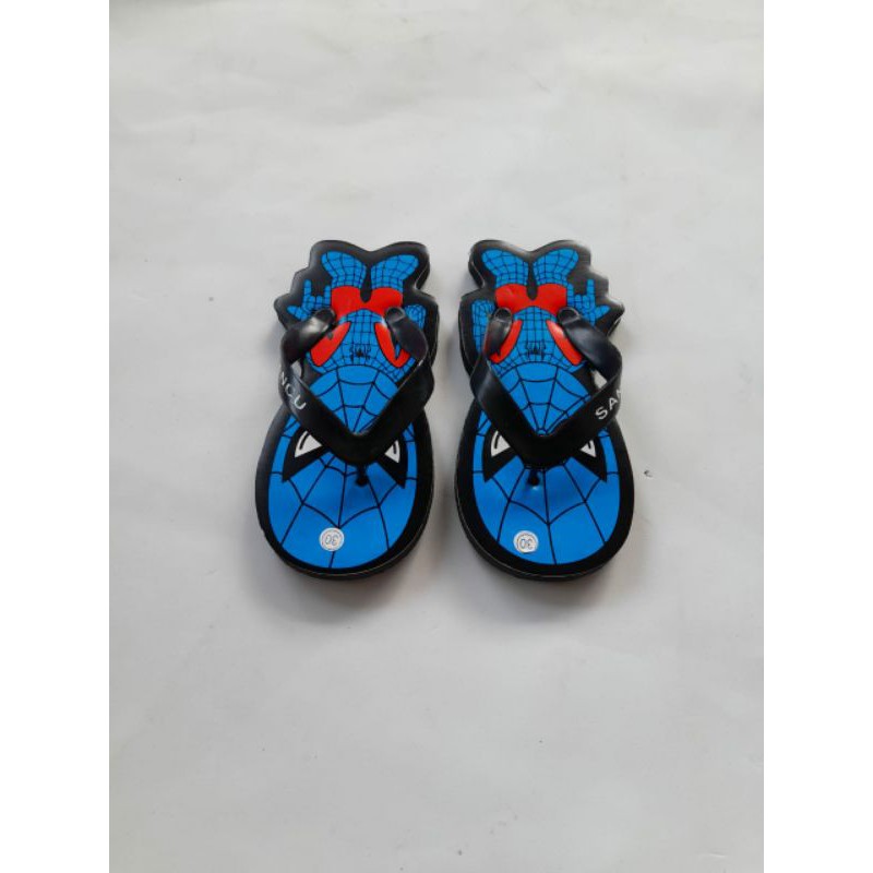 sandal anak super hero karakter spiderman lucu