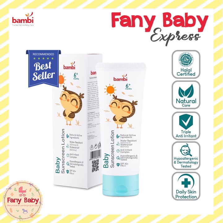 BAMBI BABY SUNSCREEN LOTION / 100ML