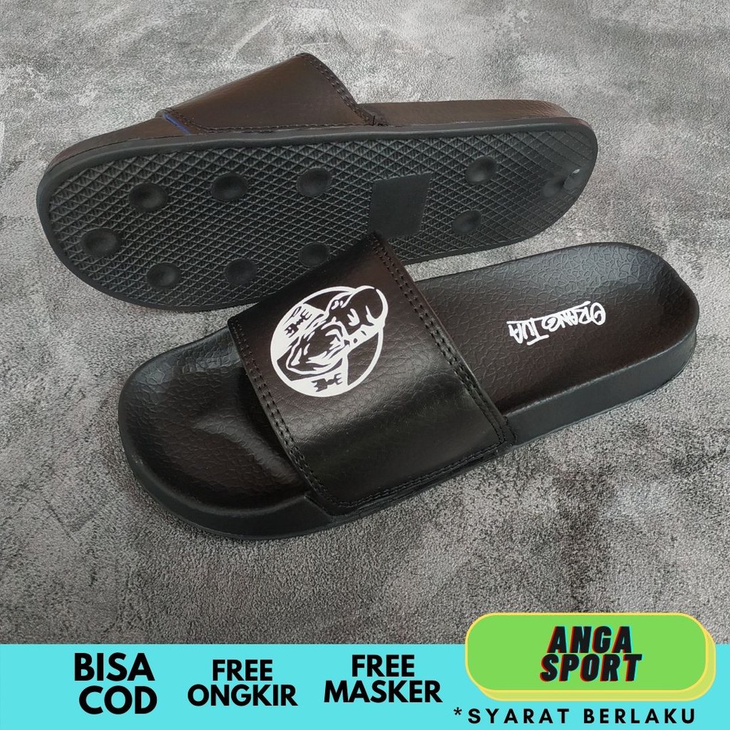 SANDAL SLIDE ORANG TUA PRIA WANITA / SANDAL SLOP CEWEK COWOK MURAH /SENDAL FLIP FLOP SANTAI TERMURAH