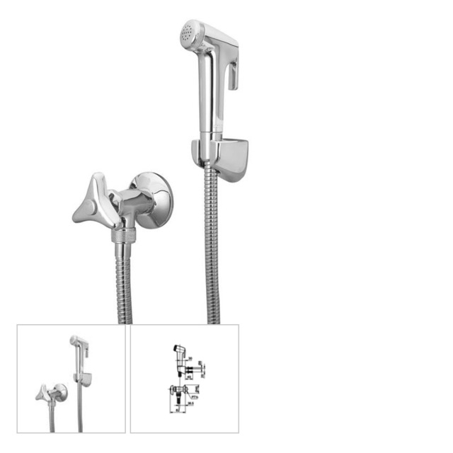 Jual Jet washer TOTO TX 403 SMCRB ( chrome) / shower spray/ pembilas