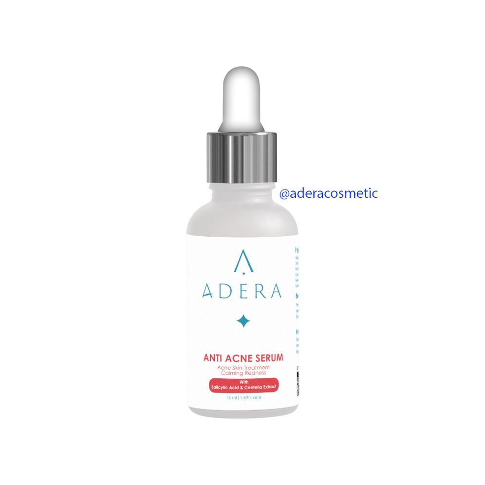 Adera Face Serum Wajah Original Glowing Putih Bersih Bebas Jerawat Kusam Flek Bintik Hitam ORIGINAL 100% sudah BPOM-ACNE