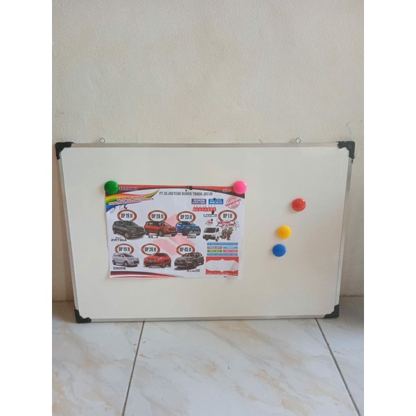 

papan tulis whuteboard magnet 40 x 60 cm