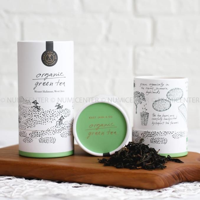 

Organic Green Tea Twisted Loose Leaf Teh Hijau Organik EAST JAVA CO