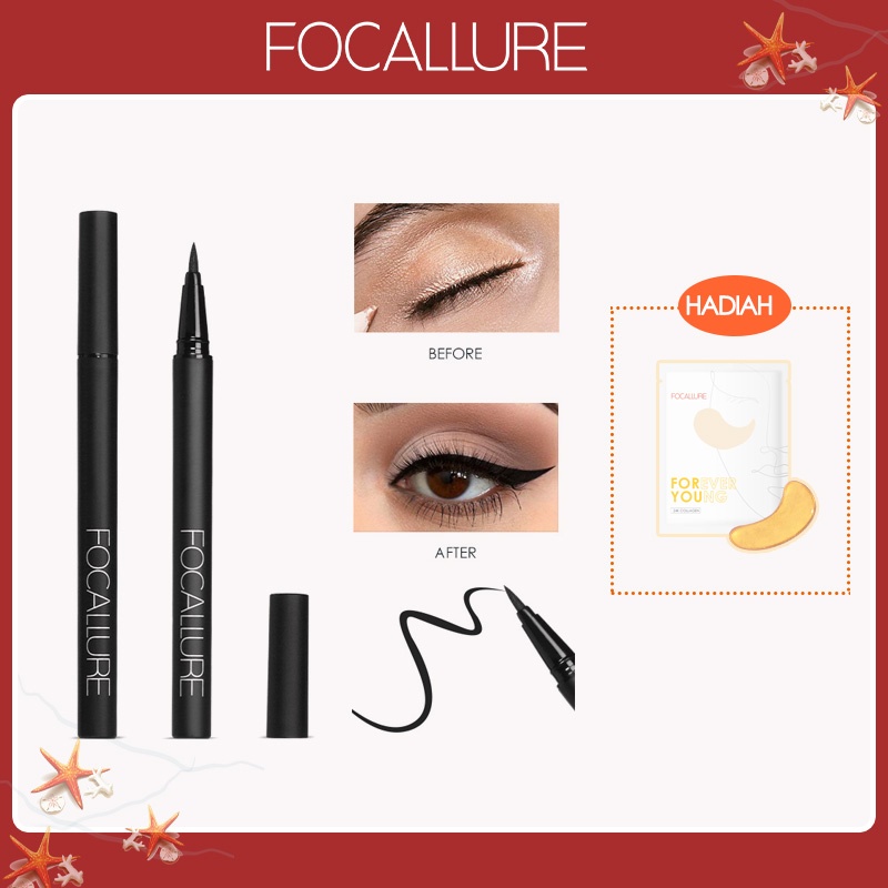 FOCALLURE Black eyeliner Tahan Lama Tahan Air FA13