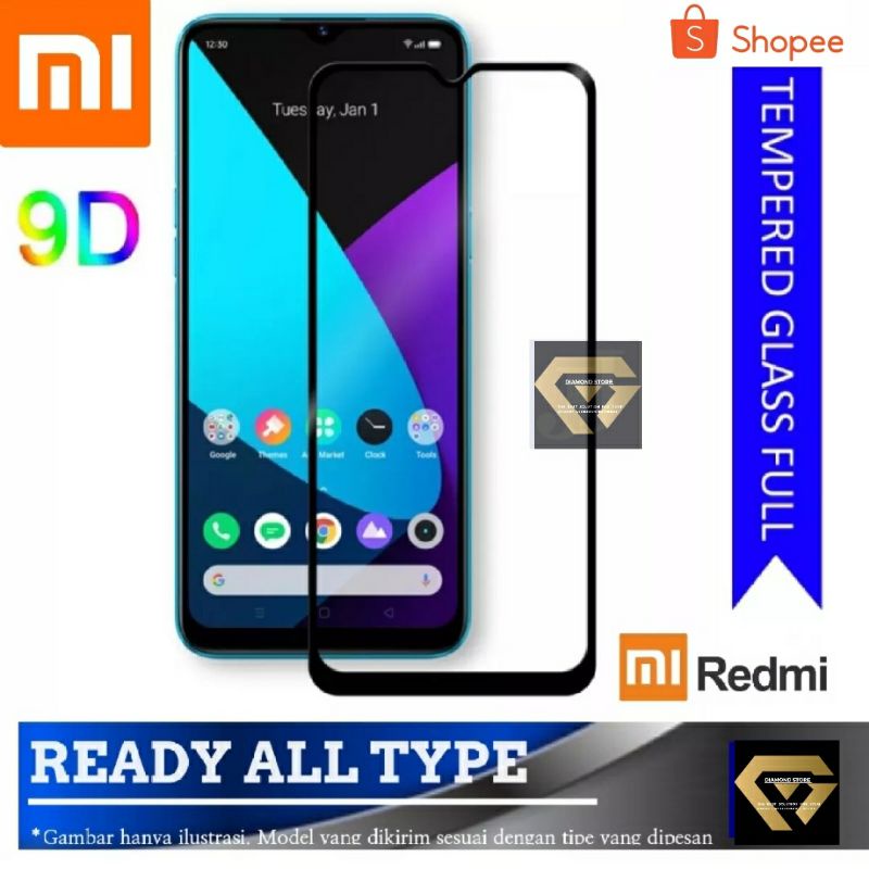 TG TEMPERED GLASS XIAOMI REDMI FULL 5D / ANTI GORES / PELINDUNG LAYAR 5D FULL ALL TYPE REDMI 6 6A 7 7A NOTE 7 PRO REDMI 8 8A 8A 8 NOTE 8 9 PRO 9T 9S10A REDMI 10 NOTE 10 PRO 11T POCO F3 M3 PRO 5G POCO X3 M4 F4 X5 M5 M5S A1 F5 2022 A1+