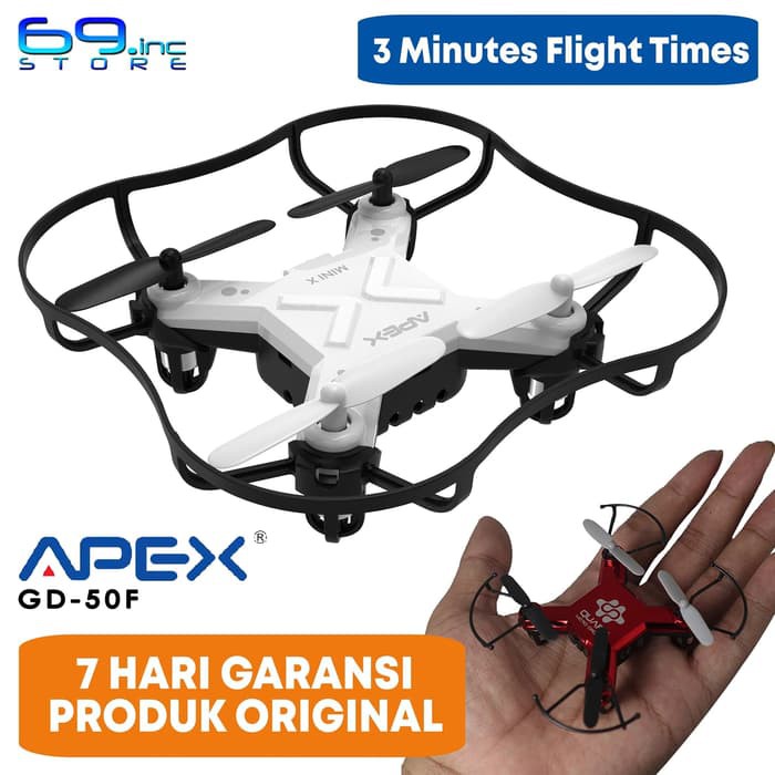 69.inc - APEX Mini Drone GD 50F RC Quadcopter Mainan Anak Pemula