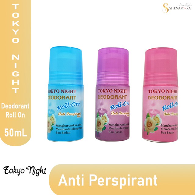 Tokyo Night Deodorant Roll On Anti Pespirant 50 ml