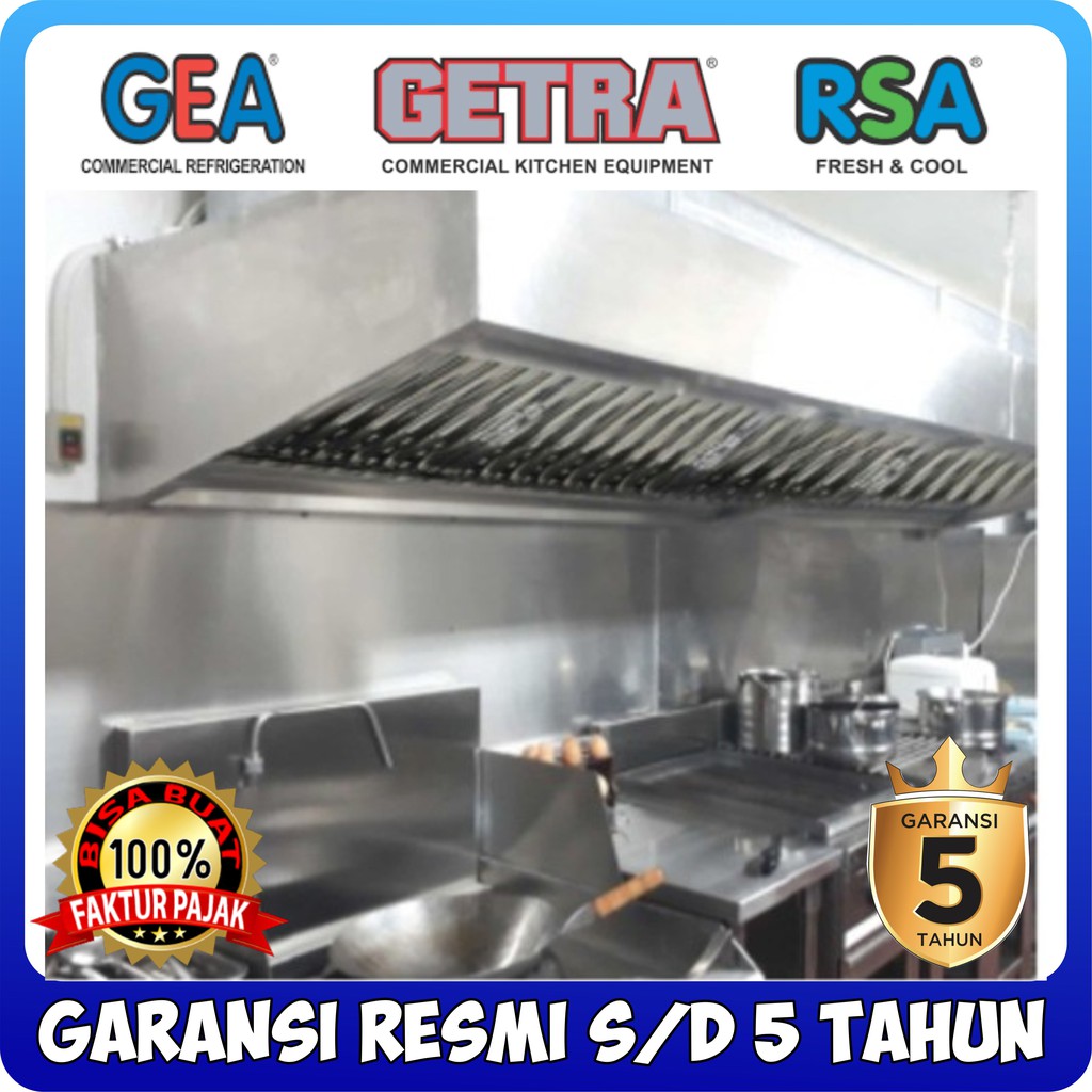 WALL MOUNTED HOOD GETRA ALAT PENGHISAP ASAP DAPUR