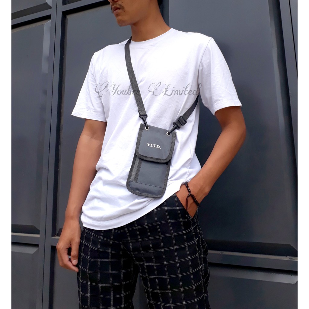 Rancis Jaya - Hanging Wallet Hp | Tas HP YLTD Gantung Leher | Dompet Hp Sako Wallet Unisex