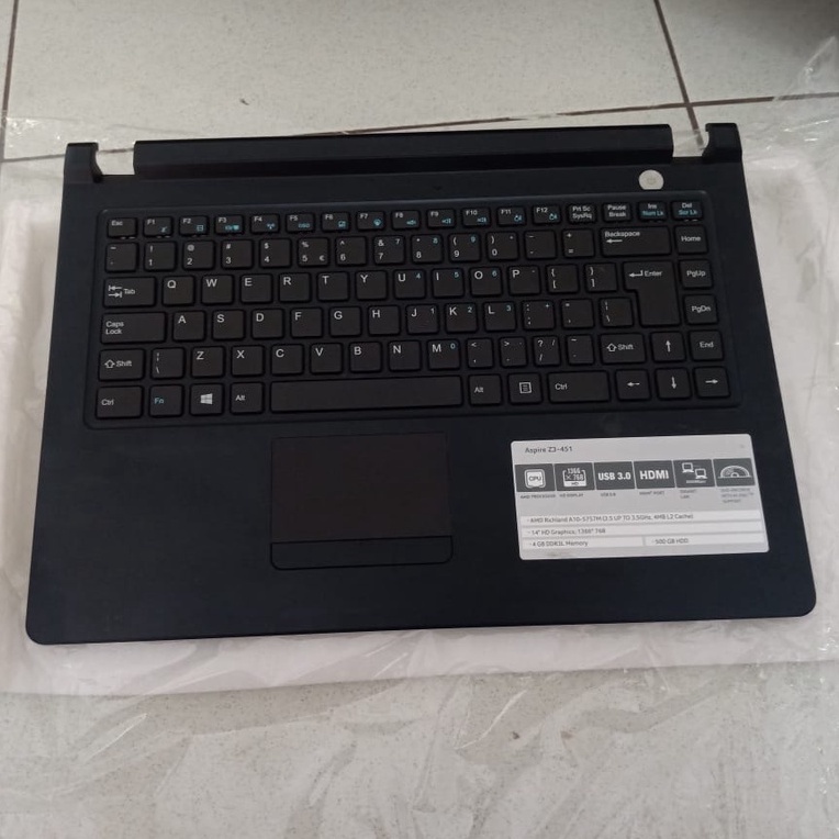 Case Casing keyboard Palmrest Laptop Acer Z3-451 Z3 451