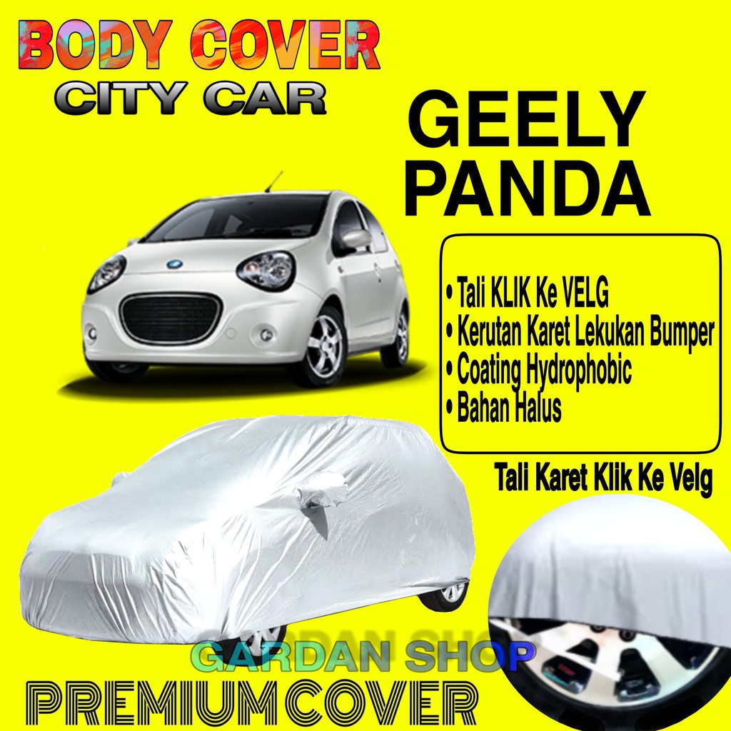 Sarung Mobil GEELY PANDA Polos Body Cover Penutup Mobil Geely Panda PREMIUM