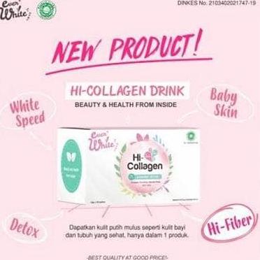 Original Everwhite Hi Collagen Powder Drink / Ever White - Box Kecil Isi10