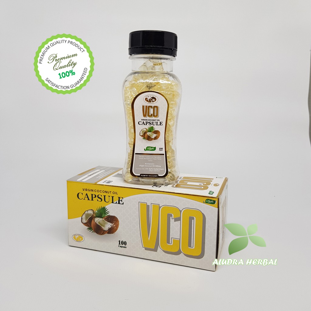 

VCO Virgin Coconut Oil Minyak Kelapa Murni 100kapsul By Syifa