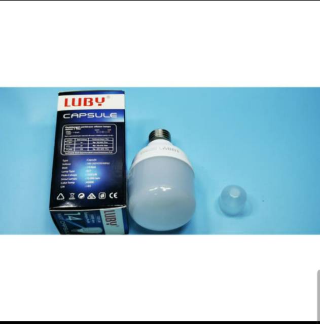 Lampu LED 14 Watt Capsule Merk Luby Cahaya putih Super Terang