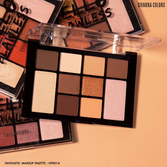 SIVANNA COLORS FANTASTIC MAKEUP PALETTE HF5014/EYESHADOW/WATERPROOF/TAHAN LAMA