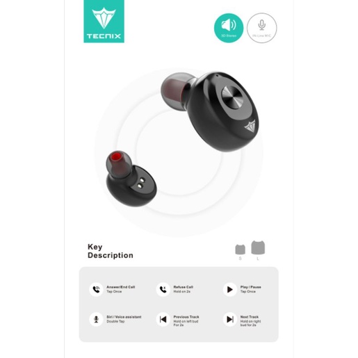 Hands-free Tecnix Bluetooth EP T90