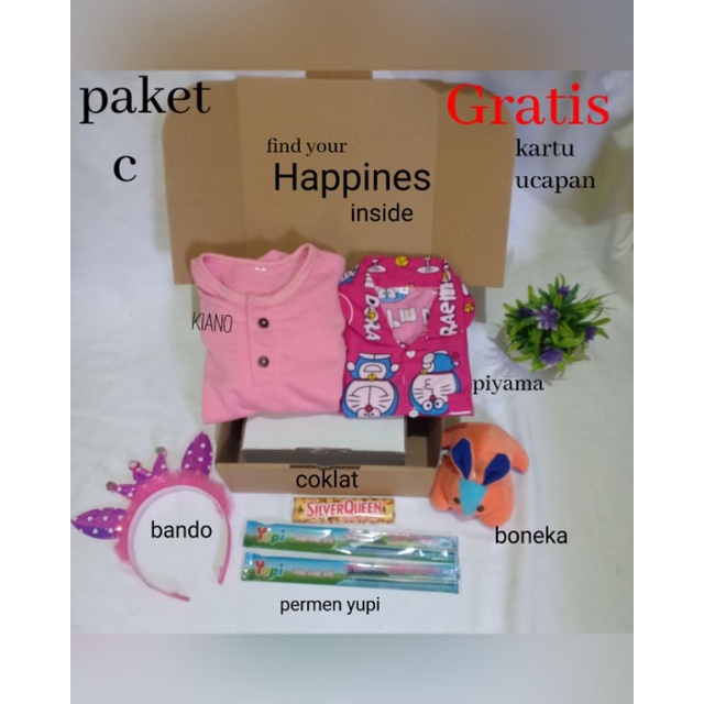 kado ulang tahun/hampers/Anak junior7-12thn/cewek-cowok