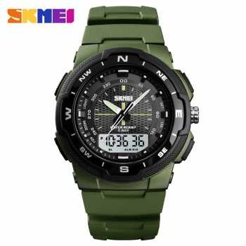 SKMEI Jam Tangan Analog Digital Pria JT 138 Jamtangan Cowok Skmai Jam Cowo Keren Waterproof