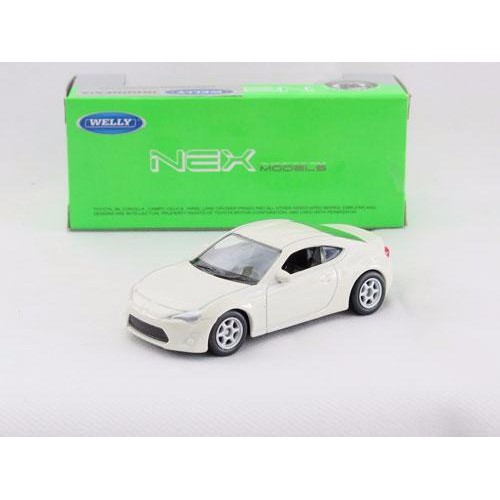 Welly Toyota 86 putih D-26