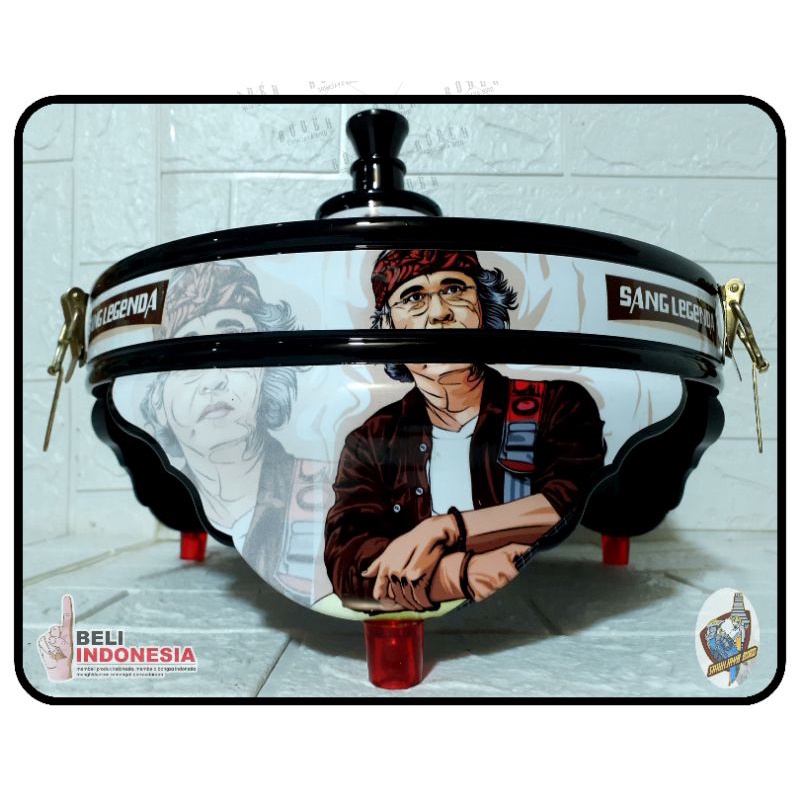 TEBOK LOVEBIRD PVC MOTIF IWAN FALS | Kandang Burung Love Bird Stiker Decal Pernis Gloss