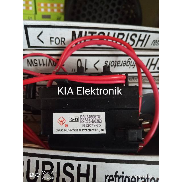 FBT Flyback Playback Transformer TV LG 21" Ultra Slim BSC25-N0363 atau EBJ34806701 LG 21inc Ori