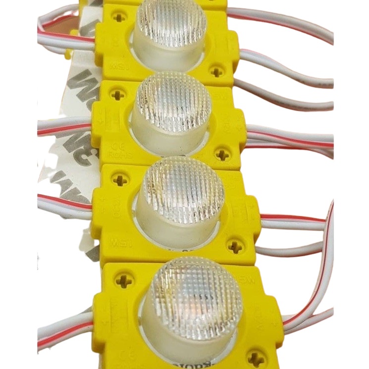 Modul Lampu LED 1 Mata Besar 1.5W 12Volt 24Volt Waterproof 12V 24V 12 Volt 24 Volt Mobil Motor Neon Box 4931