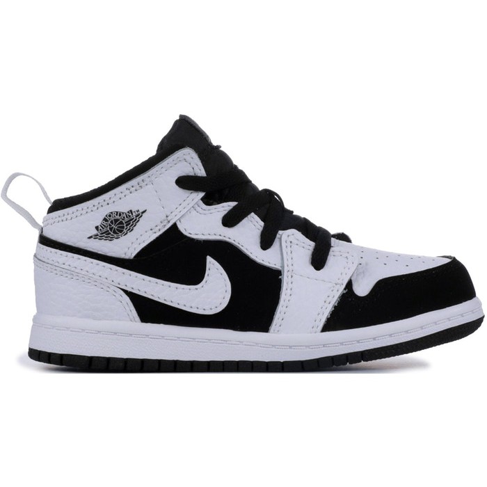 *READY STOCK* Jordan 1 Mid White Black Toddler