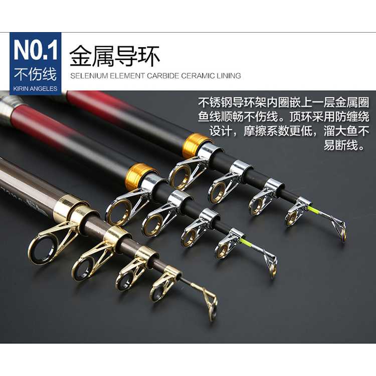 GIJ -Yuelong Joran Pancing Portable Telescopic Carbon Fiber