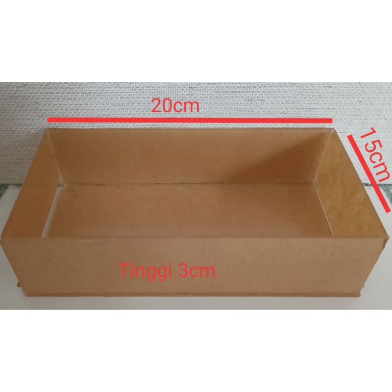 Akrilik box 20x15x3 wadah serba guna | Akrilik tempat wadah perhiasan aksesoris obat |