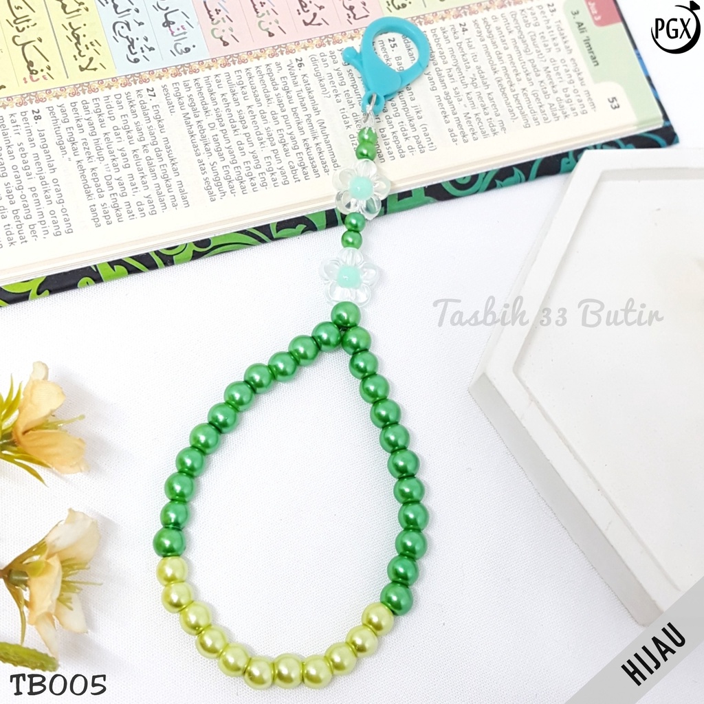 PGX Tasbih Gantungan Kunci 2in1 Isi 33 Butir Fashion Muslim TB005