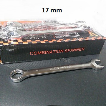 Kunci Ring Pas Combination Wrench Spanner 10 12 14 17 18 20 21 mm Kunci bengkel Sepeda Motor-Ringpas 17 Yeit