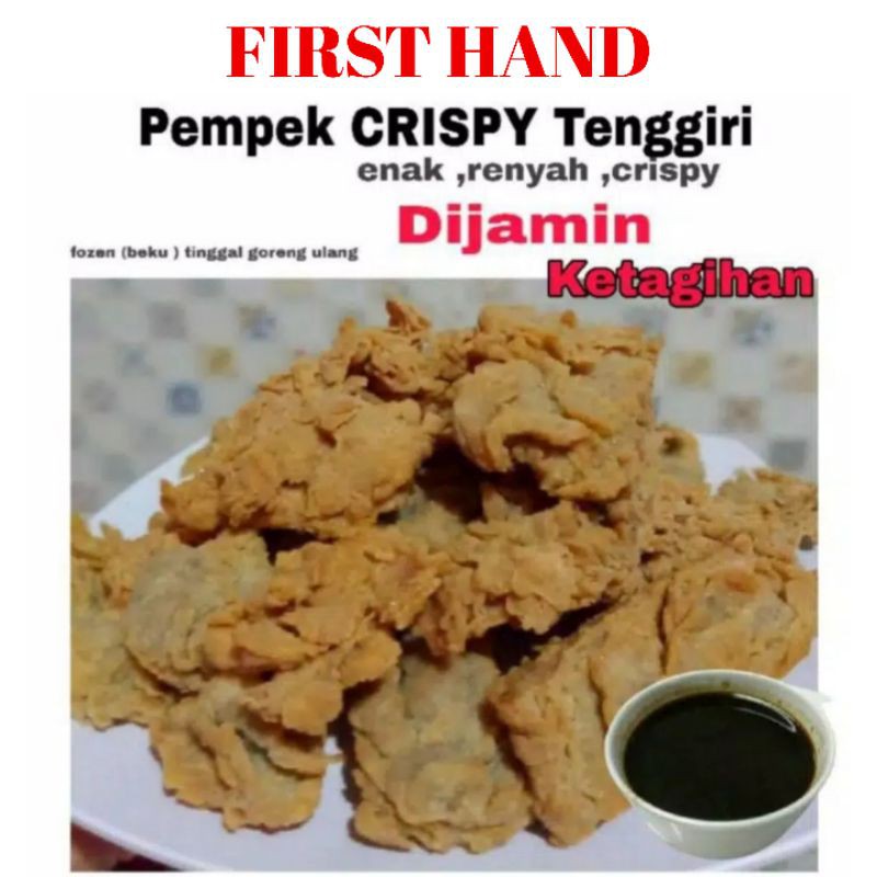 

[PROMO] 1 KG Pempek Palembang Asli Kulit Crispy Ikan Tenggiri Frozen Mantul Termurah Free Cuko