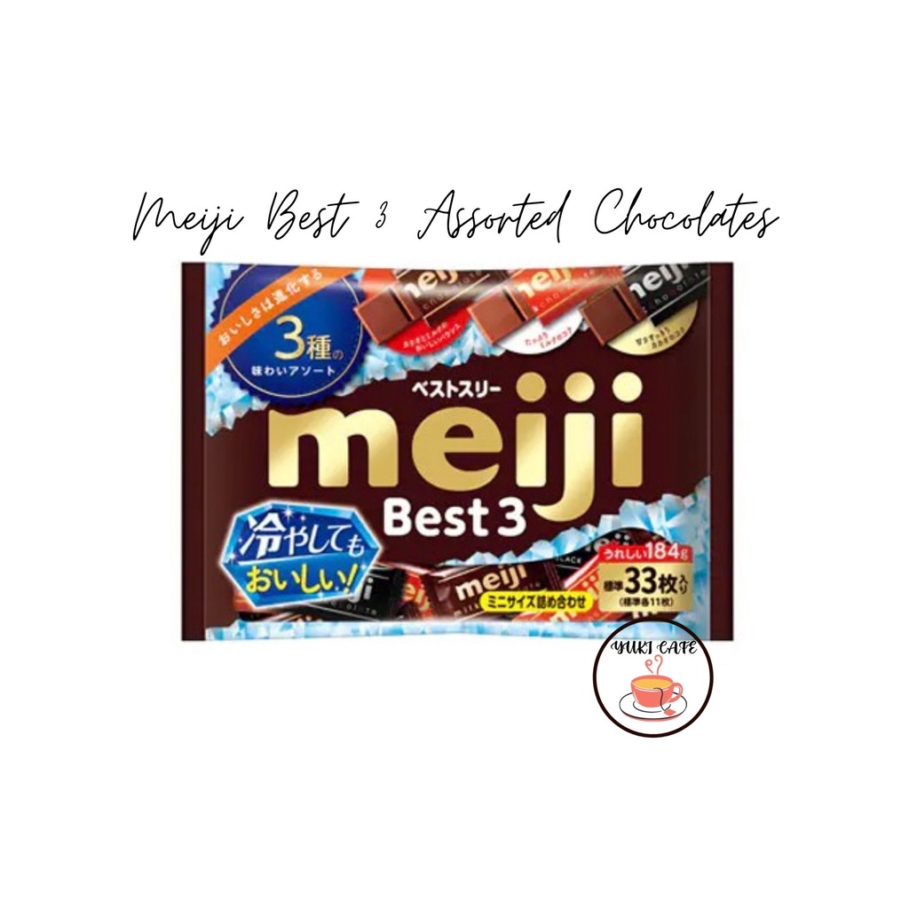 

COKELAT - MEIJI BEST 3 ASSORTED CHOCOLATES