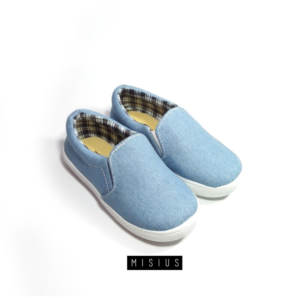 Misius sepatu anak usia 1 2 3 4 5 6 tahun JEANS DENIM THOMAS