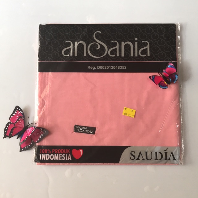 H035 Jilbab segi empat saudia ansania kerudung hijab