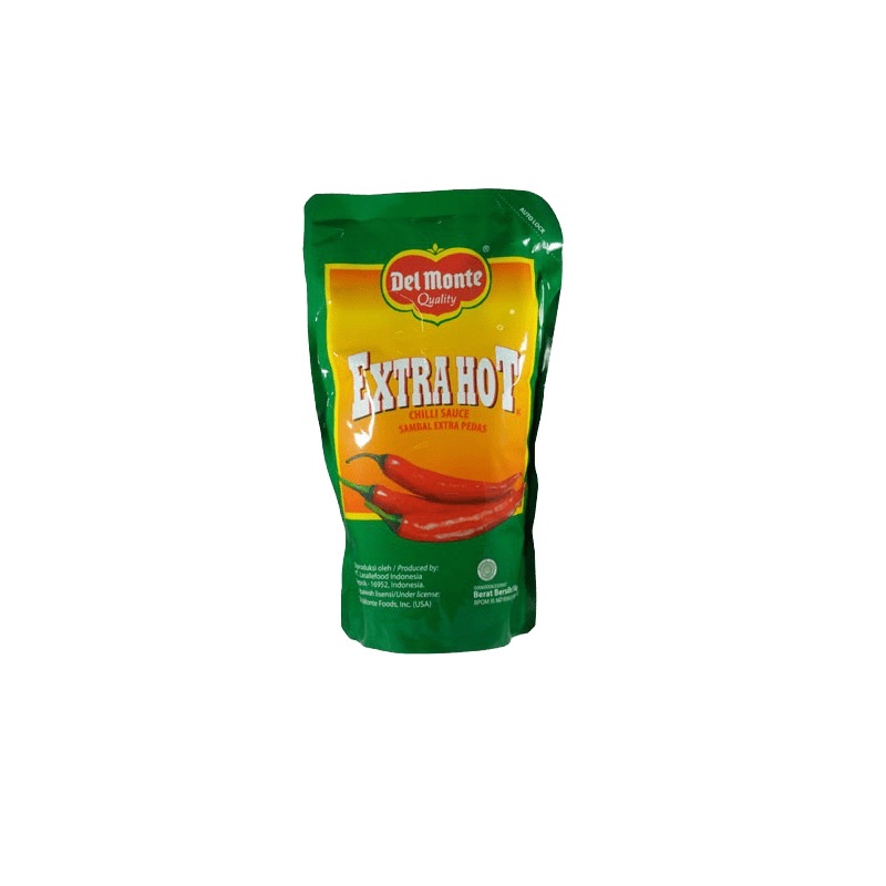 

DELMONTE CHILI SAUCE EXTRA HOT POUCH 1KG