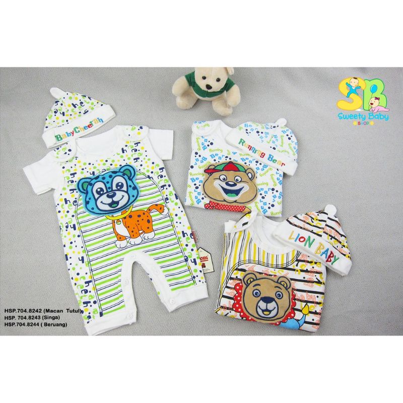 Jumper Bayi Unisex / Baju Tidur Bayi / SleepSuit Bayi/ jumper panjang bayi /Baju lengan panjang bayi