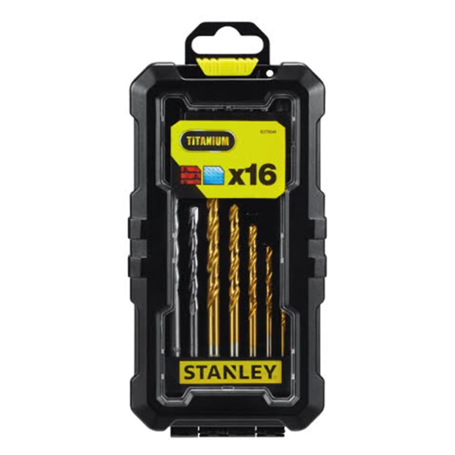 Stanley 16 pcs Accessories set Mata Bor Mata Obeng set