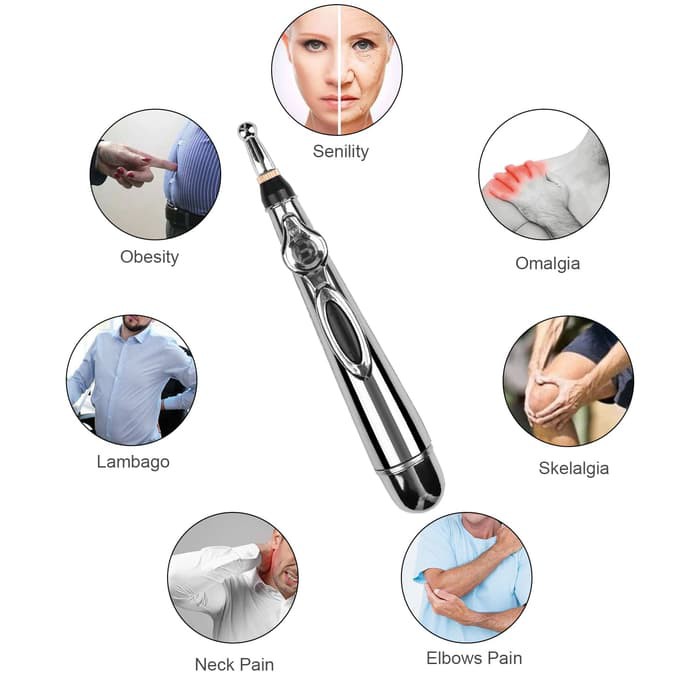 Akupuntur Laser Therapy Energy Pen Alat Terapi Akupuntur Pena Merdian Medis Pijat Refleksi