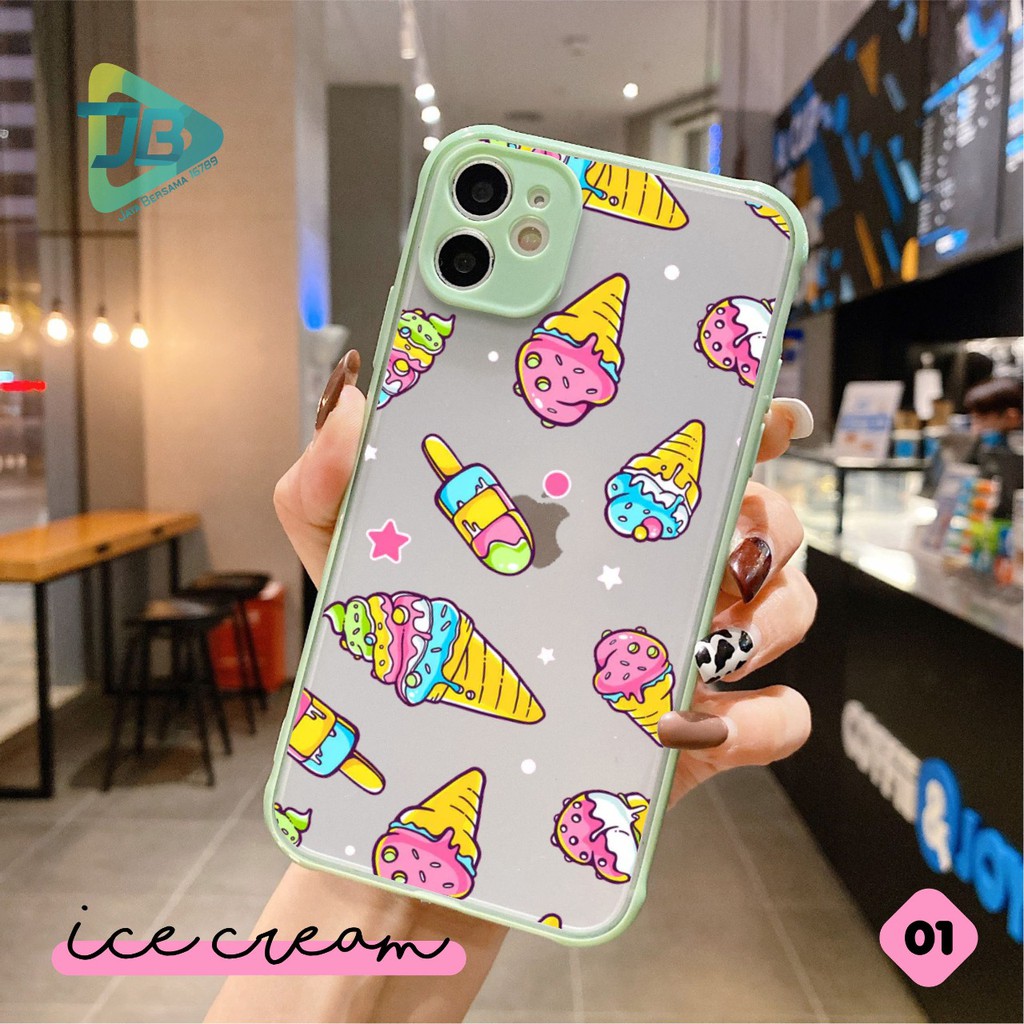 Softcase choice ICE CREAM Samsung J2 GRAND PRIME J4+ J7 A01 CORE A10 A10S A11 A20S JB2398